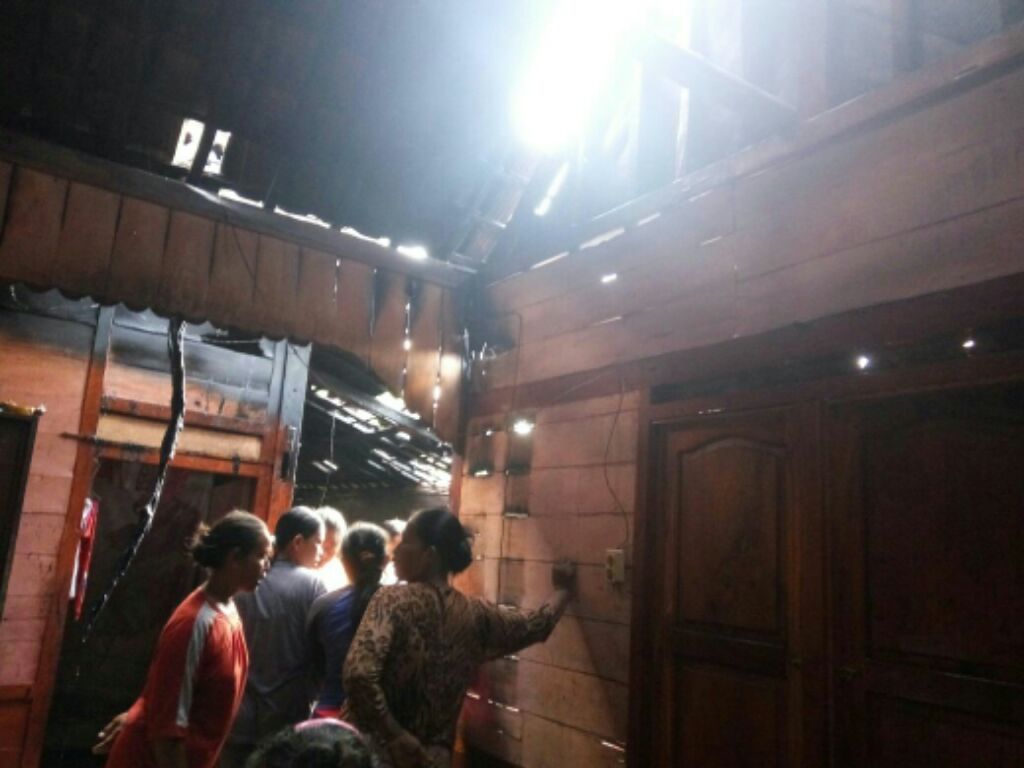 Diduga Tabung Elpiji Bocor, Rumah Warga Gayam Terbakar